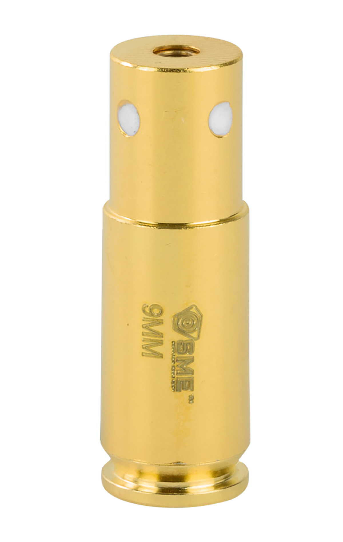 SME Sight-Rite Laser Bore Sighter 9mm Luger Brass Casing