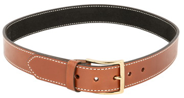 Desantis Gunhide Plain Lined Tan Leather Belt 38" 1.50" Wide Buckle Closure