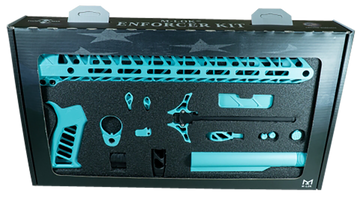 Timber Creek Outdoors Enforcer Complete AR-15 Build Kit - 15" M-LOK Handguard - Robin's Egg Blue