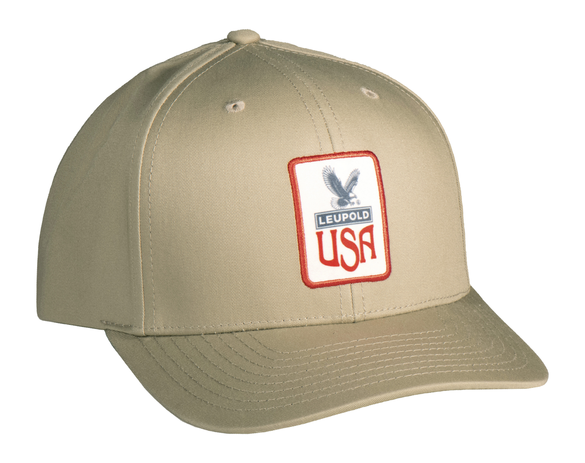 Leupold Eagle Badge Khaki Trucker Hat