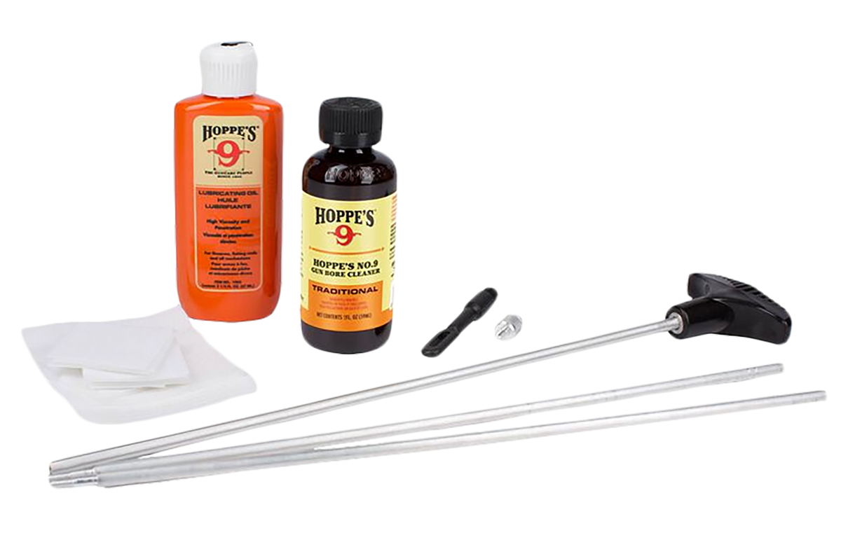 Hoppes SGO12B 12 Gauge Shotgun Cleaning Kit - Clam Pack