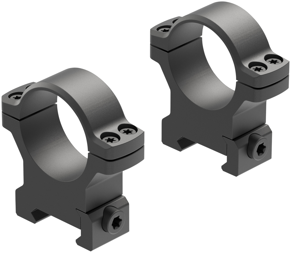 Leupold BackCountry Cross-Slot 30mm High Matte Black Scope Rings