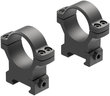 Leupold BackCountry Cross-Slot 30mm High Matte Black Scope Rings