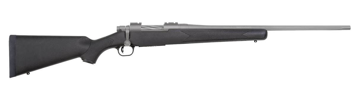Mossberg Patriot 350 Legend 22" 4+1 Bolt-Action Rifle - Fluted Stainless Cerakote Barrel, Synthetic Stock