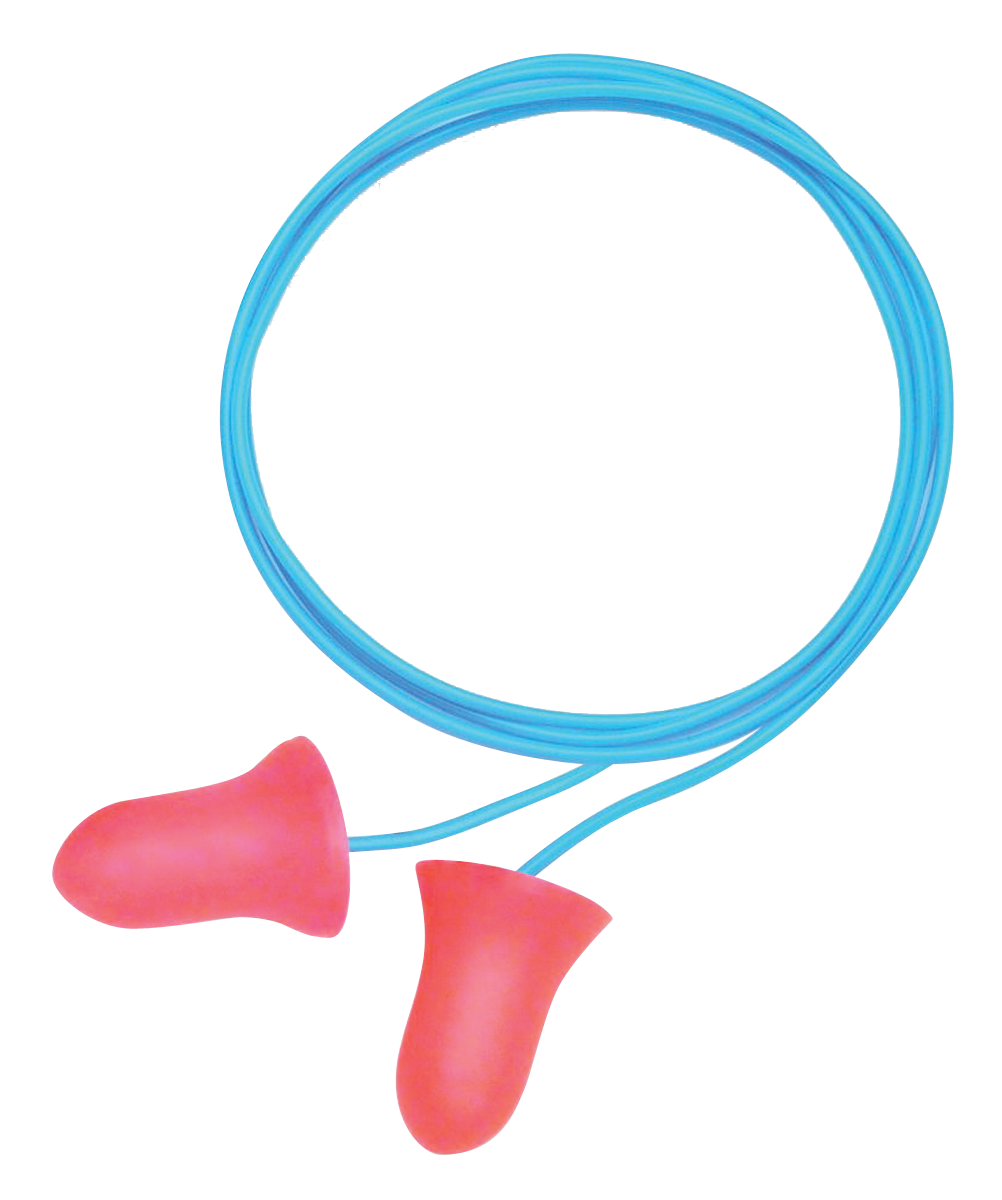 Howard Leight Super Leight R01180 Foam Earplugs 33 dB Behind The Neck Red - 3 Pair