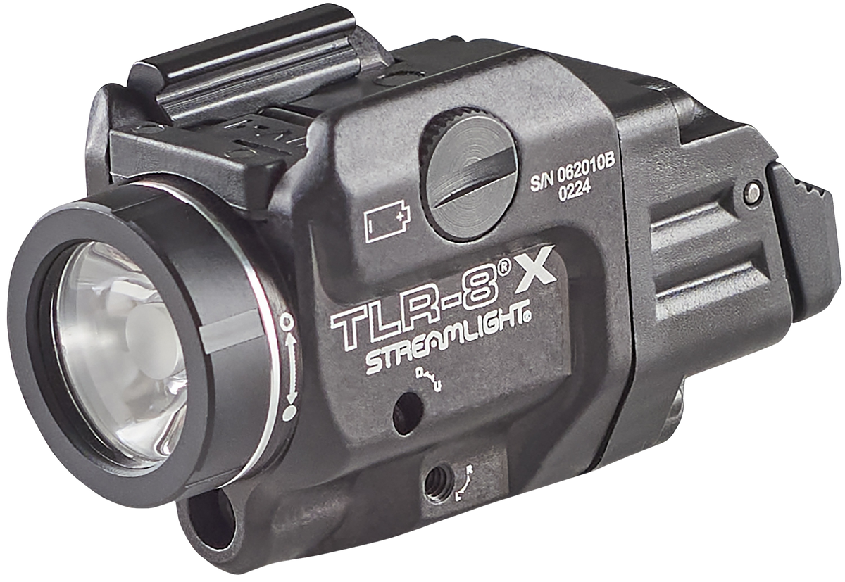 Streamlight 69414 TLR-8 A Gun Light 500 Lumens White LED/Red Laser Black Anodized