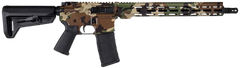 Shark Coast Tactical M-81 5.56 NATO 16" 30+1 Semi-Auto Rifle - Woodland Camo