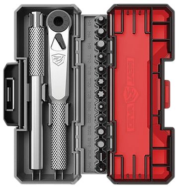 Real Avid X3 Driver 13-Piece Gunsmithing Bit Set Silver