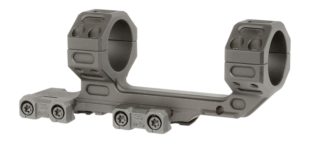 Midwest Industries MK2 30mm Scope Mount - High - Black Hardcoat Anodized
