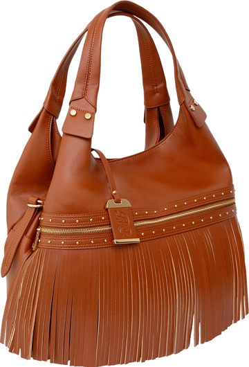 Bulldog BDP-090 Shoulder Bag w/ Tassel & Holster - Cognac