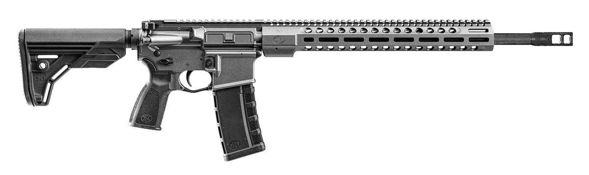 FN FN 15 DMR3 5.56x45mm NATO 18" 30+1 Semi-Auto Rifle - Tungsten Gray