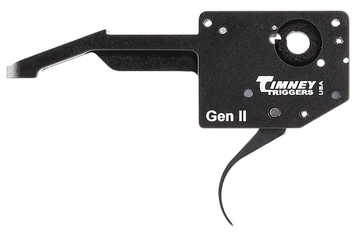 Timney Triggers 642C Curved Trigger 2-4 lb Adjustable for Ruger American Gen II - Black