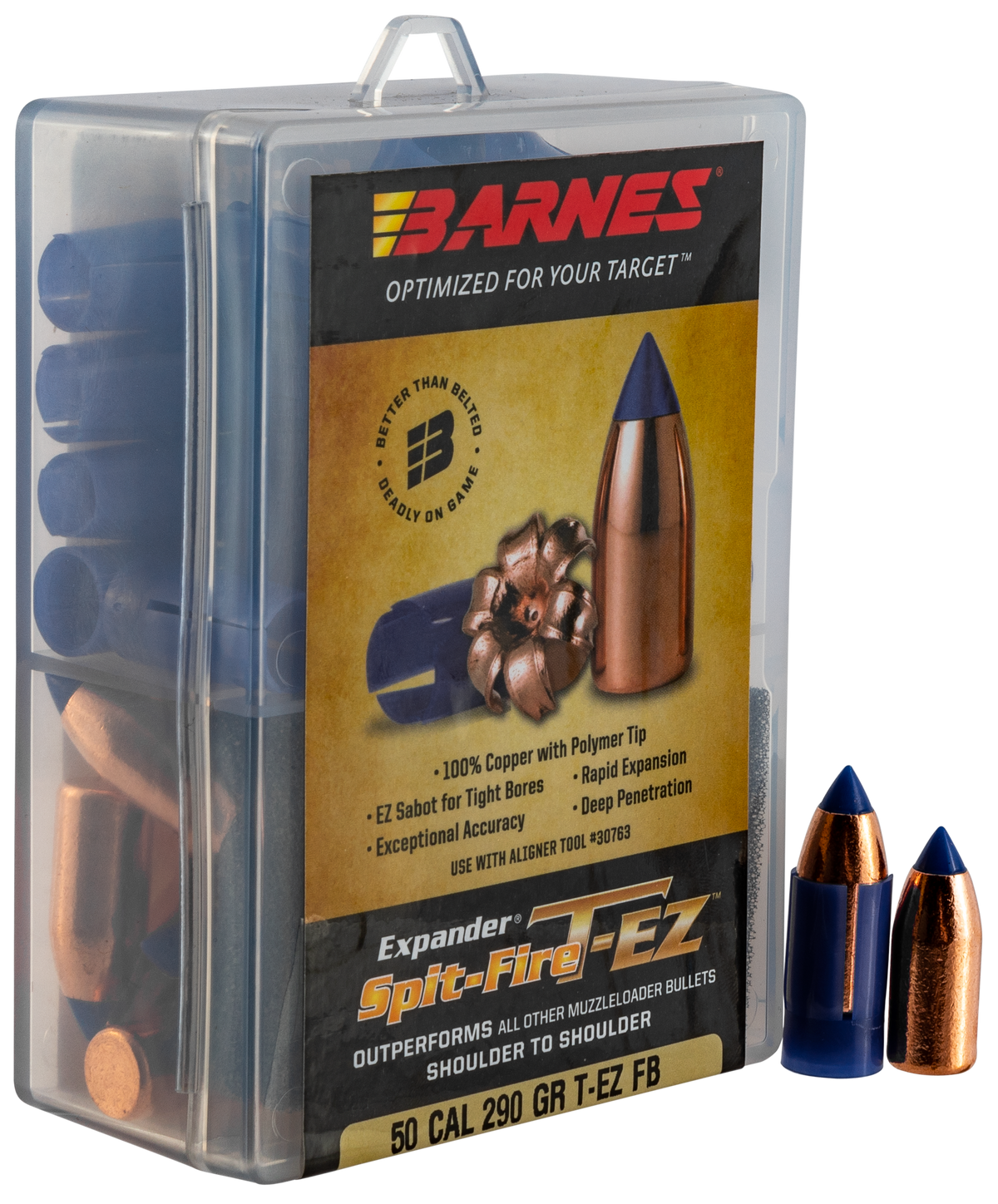 Barnes Bullets Spit-Fire T-EZ Muzzleloader 50 Cal 290gr 24/Box
