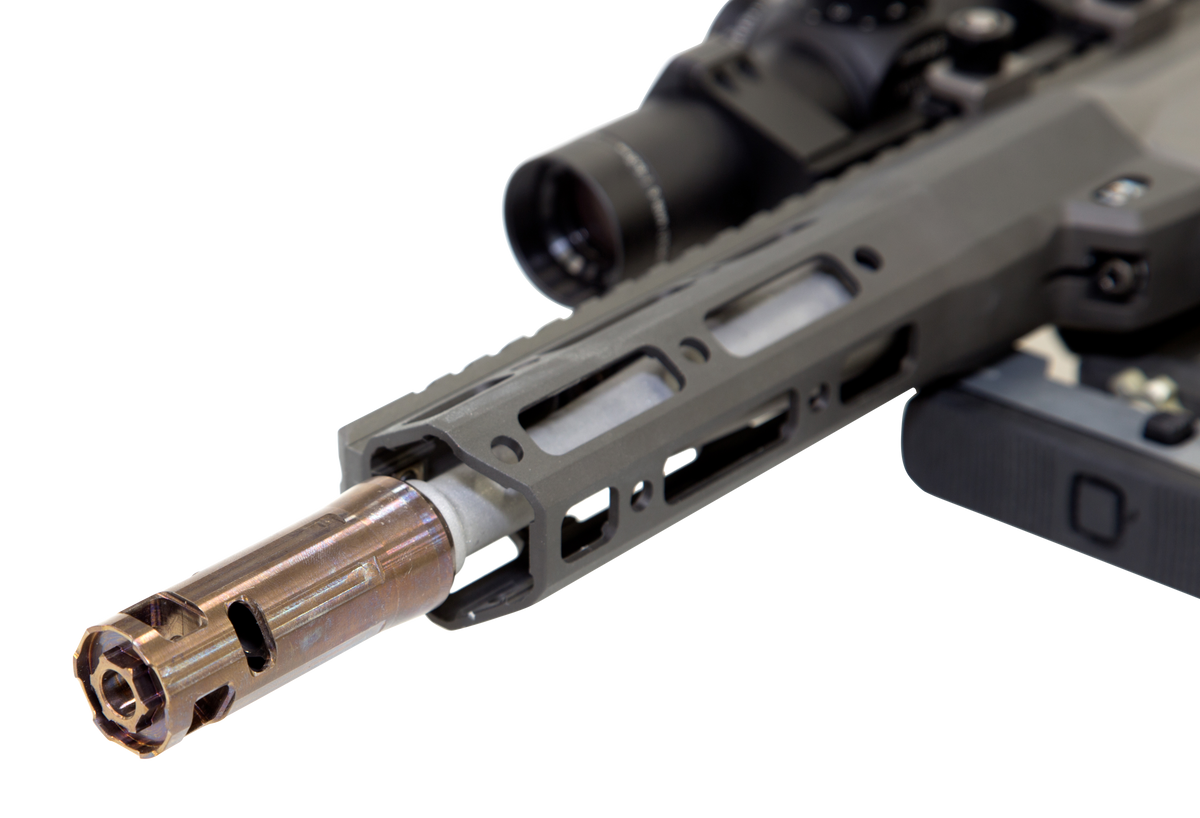 Q LLC Bottle Rocket Muzzle Brake Enhancer Copper 2.70" AR-Platform