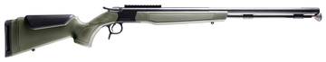 CVA Optima 50 Cal 26" Break-Open Muzzleloader - Black Nitride Fluted Barrel - OD Green Stock
