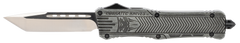 CobraTec Knives CTK-1 Large 3.75" OTF Tanto Plain D2 Steel Stonewashed Aluminum Handle