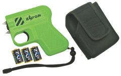 Zap ZAPGUN Stun Gun/Flashlight 950,000 Volt Green Plastic
