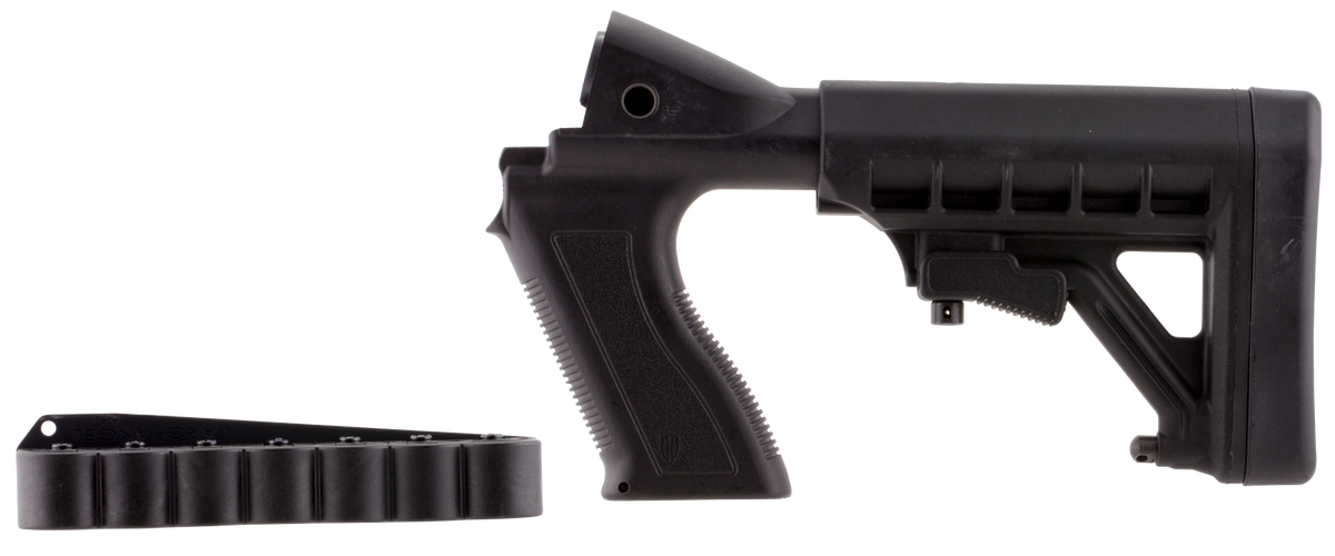 Archangel AA50088 Tactical Pistol Grip Stock Black Synthetic 6-Position for 12 Gauge Mossberg 500, 590, Maverick 88