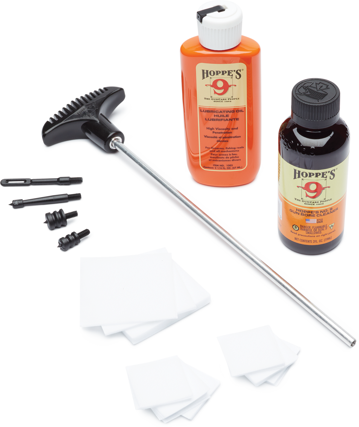 Hoppes PCO22B Pistol Cleaning Kit .22 Cal - Clam Pack