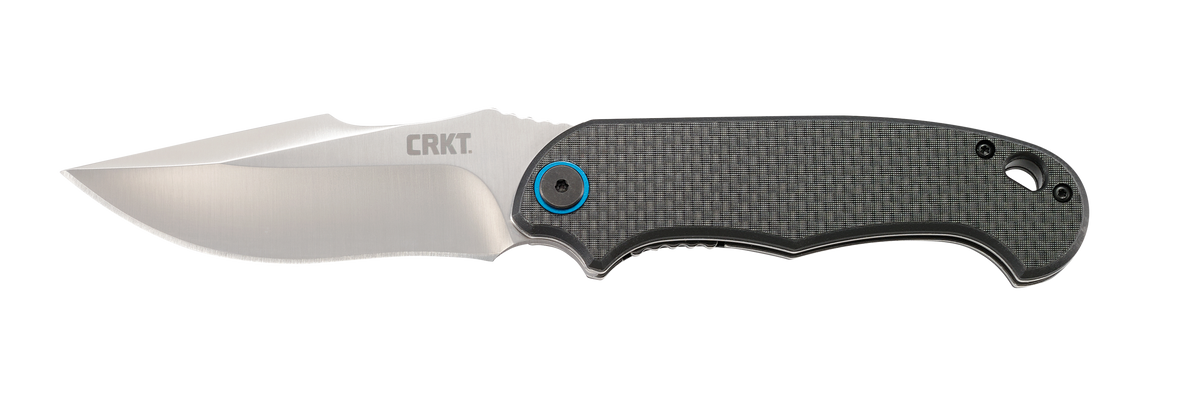 Columbia River P.S.D. 3.63" Folding Plain Satin 4116 SS Carbon Fiber/G10 Knife