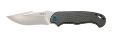 Columbia River P.S.D. 3.63" Folding Plain Satin 4116 SS Carbon Fiber/G10 Knife