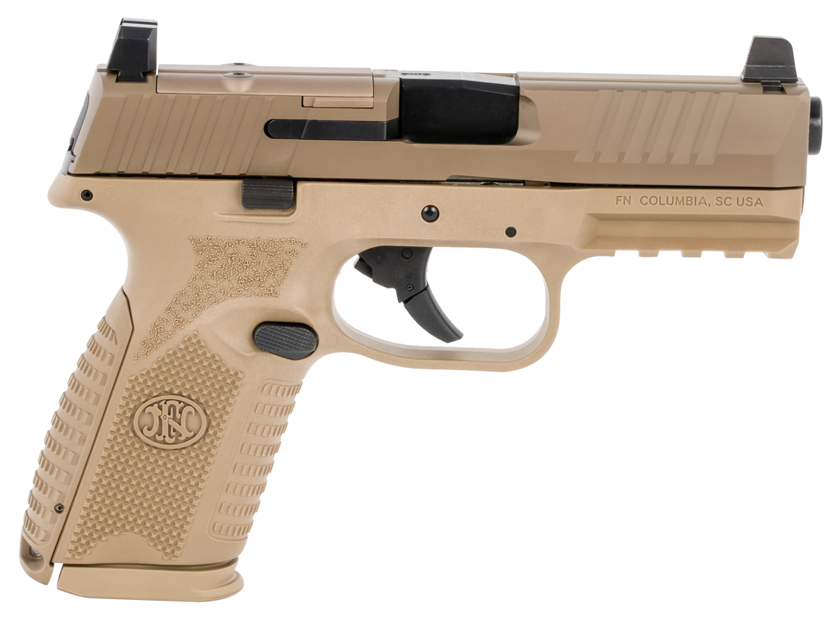 FN 509 Midsize MRD 9mm Luger 4" 15+1 FDE Semi-Auto Pistol - Optic Ready