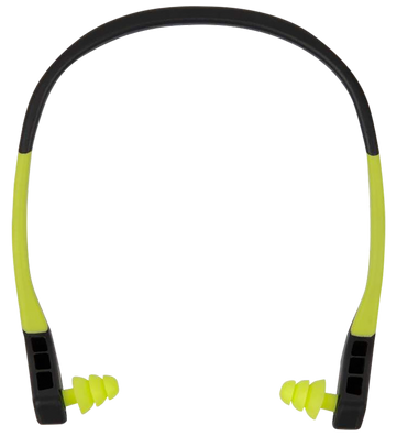 Allen 4102 Wave Banded 22 dB Ear Plugs Gray/Yellow