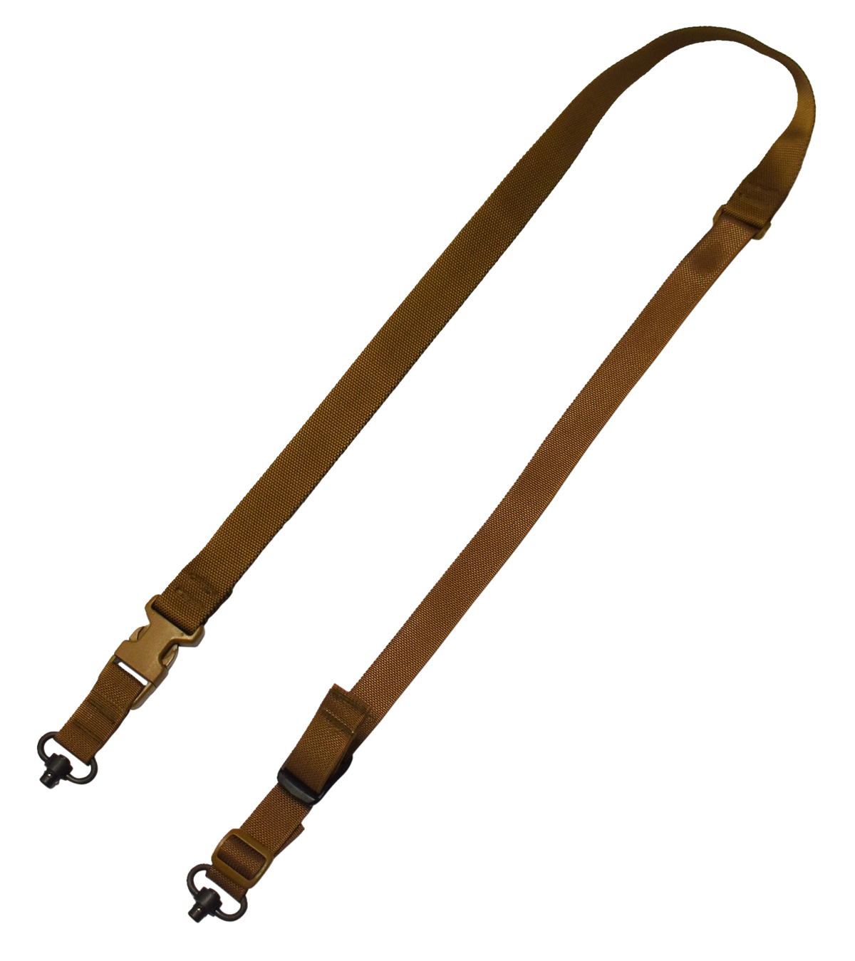Tacshield T6040CY Tactical Two-Point QD Sling Coyote Tan Webbing - Rifle/Shotgun