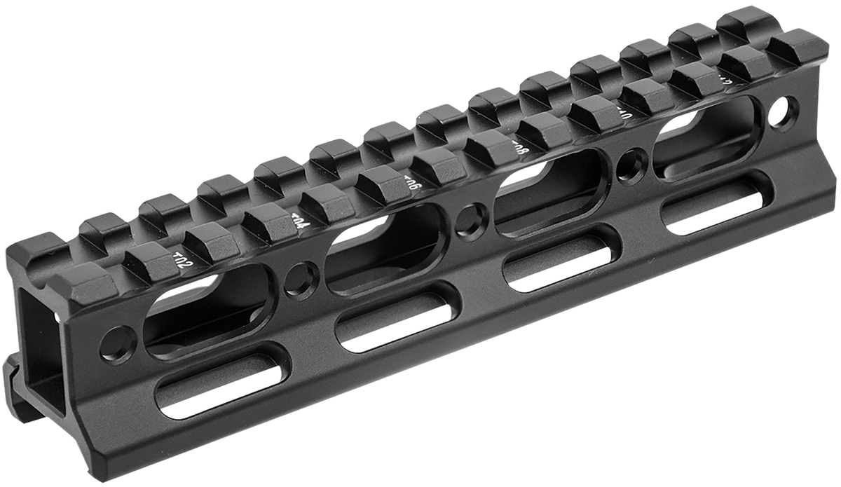 Leapers UTG MTRSX1L Super Slim Picatinny Riser 1" 13-Slot Matte Black Aluminum