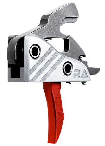 Rise Armament RA524RED Blitz Black/Red/Silver Single-Stage Drop-In Trigger 3-3.5 lbs AR-15/AR-10
