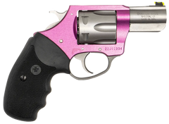 Charter Arms Pink Lady II 38 Special 2.2" 6-Shot SAO Revolver - Matte Stainless / Pink Aluminum