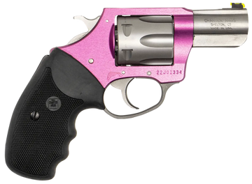 Charter Arms Pink Lady II 38 Special 2.2" 6-Shot SAO Revolver - Matte Stainless / Pink Aluminum
