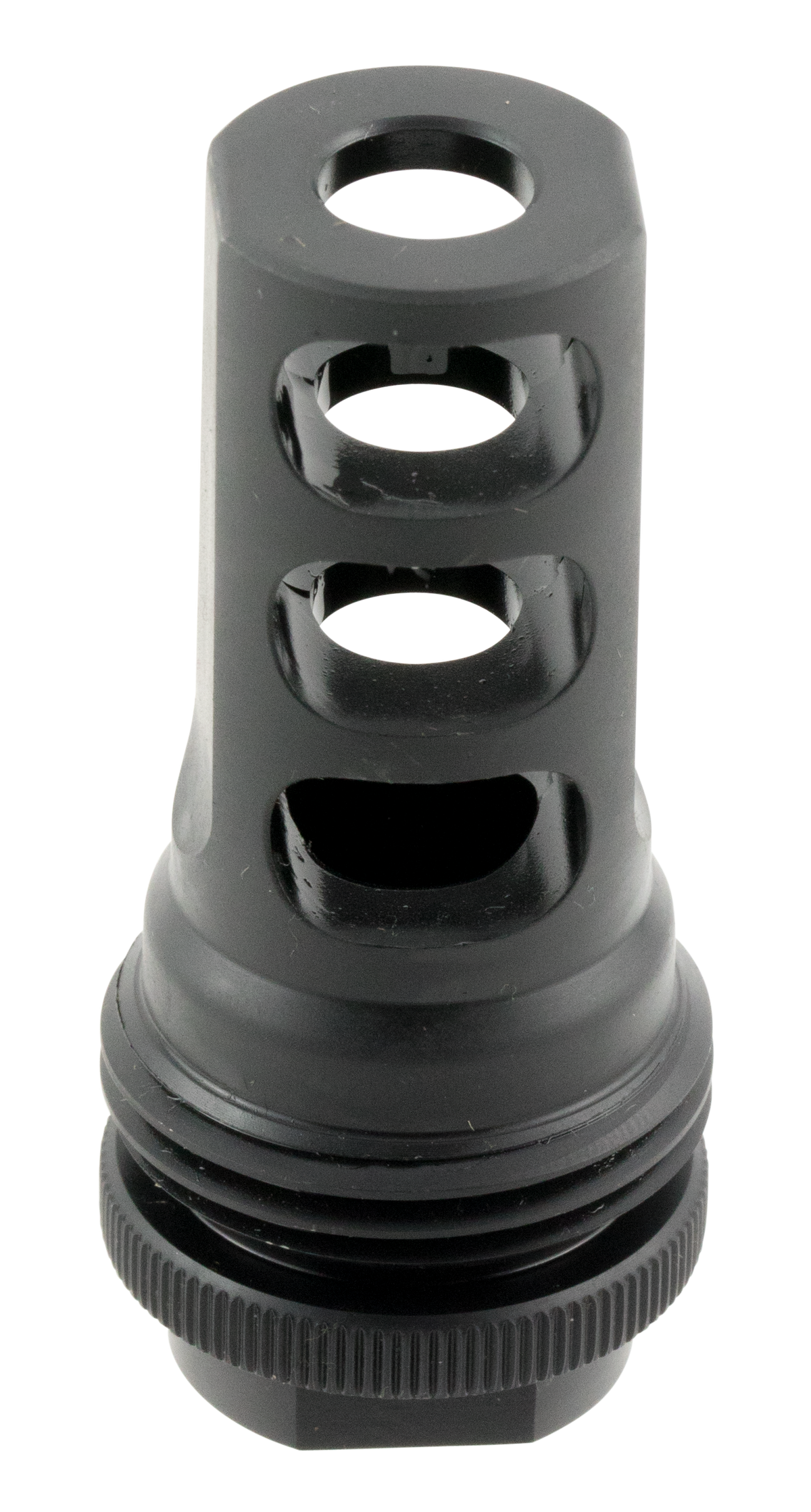 SilencerCo AC1282 ASR Muzzle Brake 30 Cal 1/2x28 Black Steel