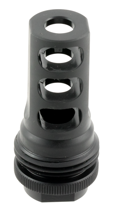 SilencerCo AC1282 ASR Muzzle Brake 30 Cal 1/2x28 Black Steel