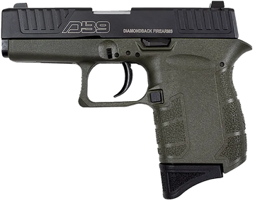 Diamondback DB9 Gen4 9mm Luger 3.10" 6+1 Semi-Auto Pistol - OD Green