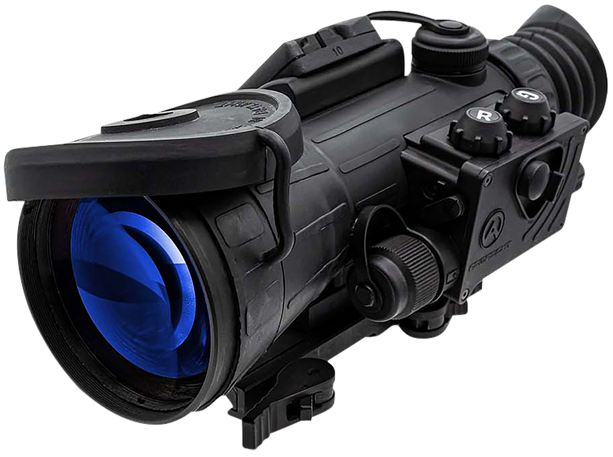 Armasight Vulcan 4.5x108mm Gen 3 Night Vision Riflescope Black w/Red on Green / White Circle Dot Reticle