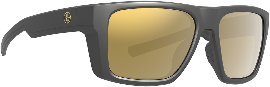 Leupold Skyline Matte Black Bronze Mirror ANSI Z87+ Shooting Glasses