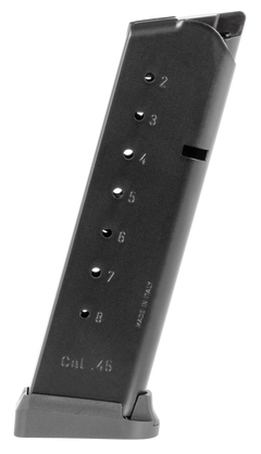 Mec-Gar 1911 Government 45 ACP 8rd Carbon Steel Magazine - Blued
