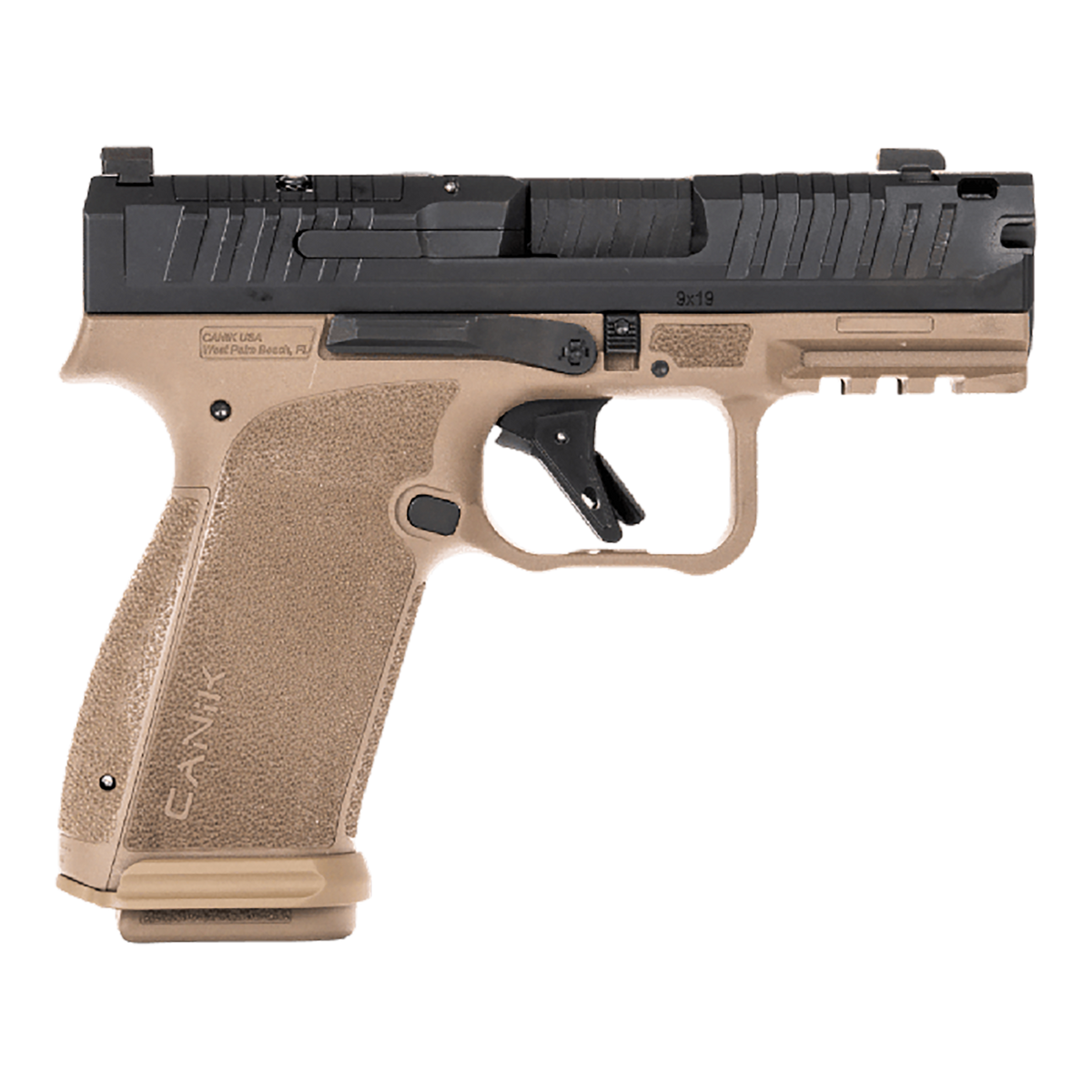 Canik Mete MC9 Prime 9mm Luger 3.64" 17+1 Semi-Auto Pistol - Black/FDE