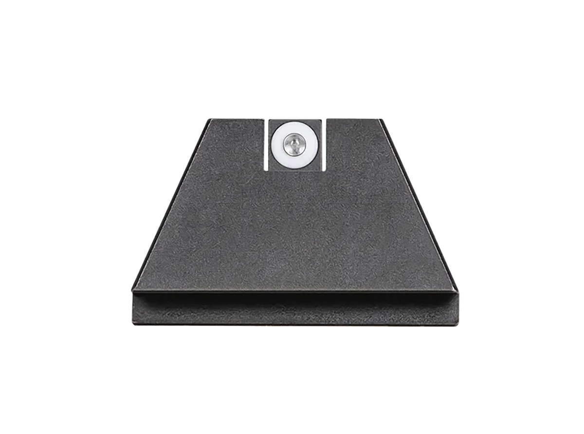 Night Fision GLK004013WGZ Suppressor Height Sights for Glock 17/17L/19 - Green Tritium White Outline Front / Black Rear