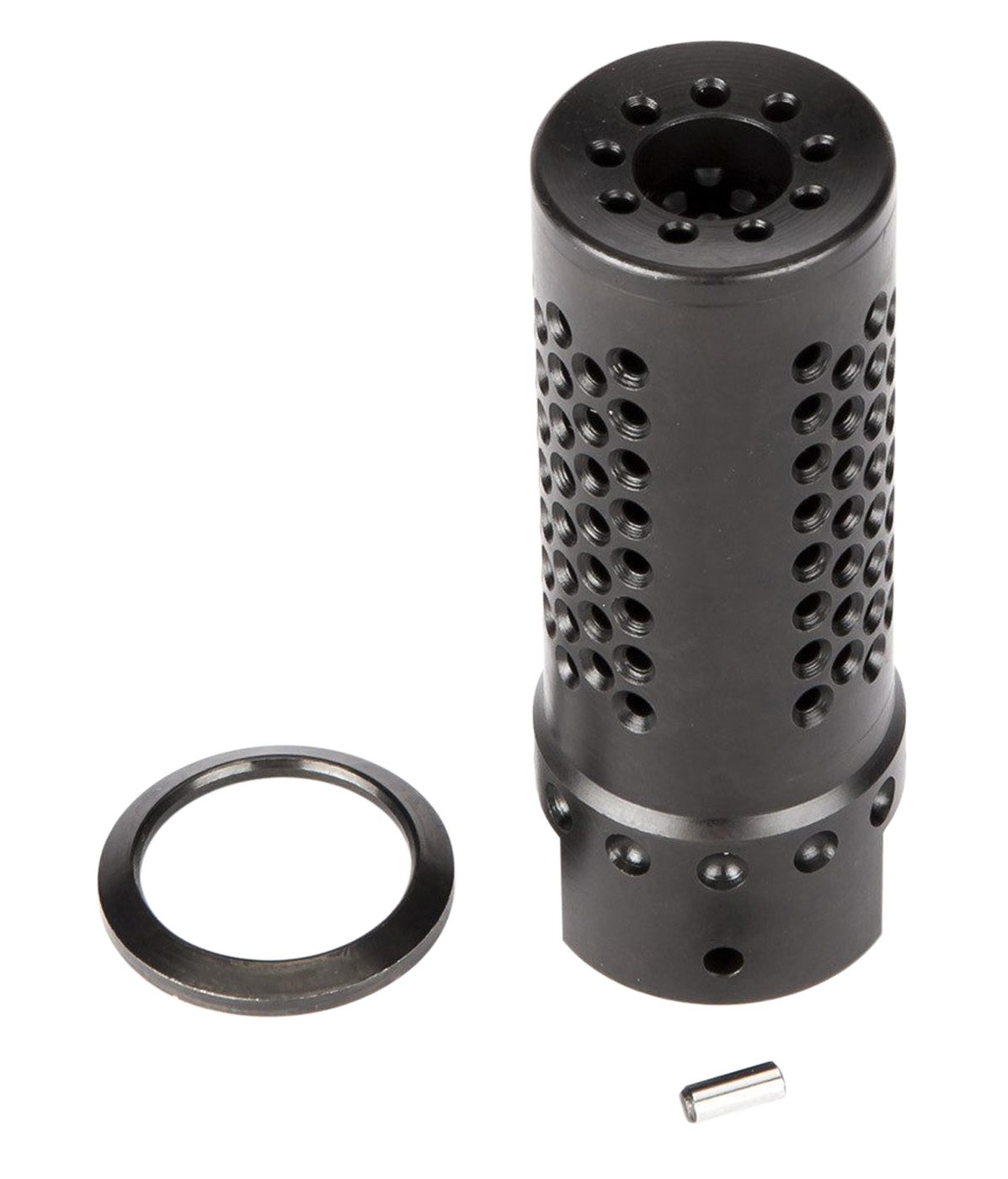 Spikes Tactical Dynacomp Extreme 308 Win 5/8x24 2.25" Muzzle Brake - Black Nitride