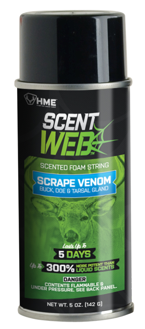 HME Scent Web Scrape Venom Buck Doe & Tarsal Gland Cover Scent 5 oz Aerosol