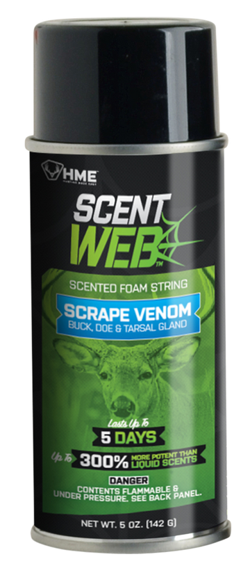 HME Scent Web Scrape Venom Buck Doe & Tarsal Gland Cover Scent 5 oz Aerosol