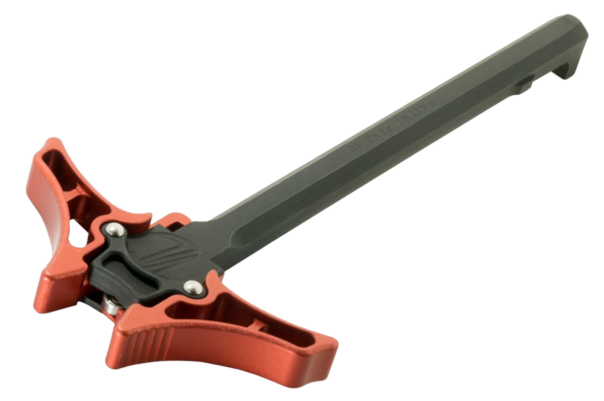 Timber Creek Outdoors Enforcer Ambidextrous Charging Handle AR-Platform Red Anodized Aluminum