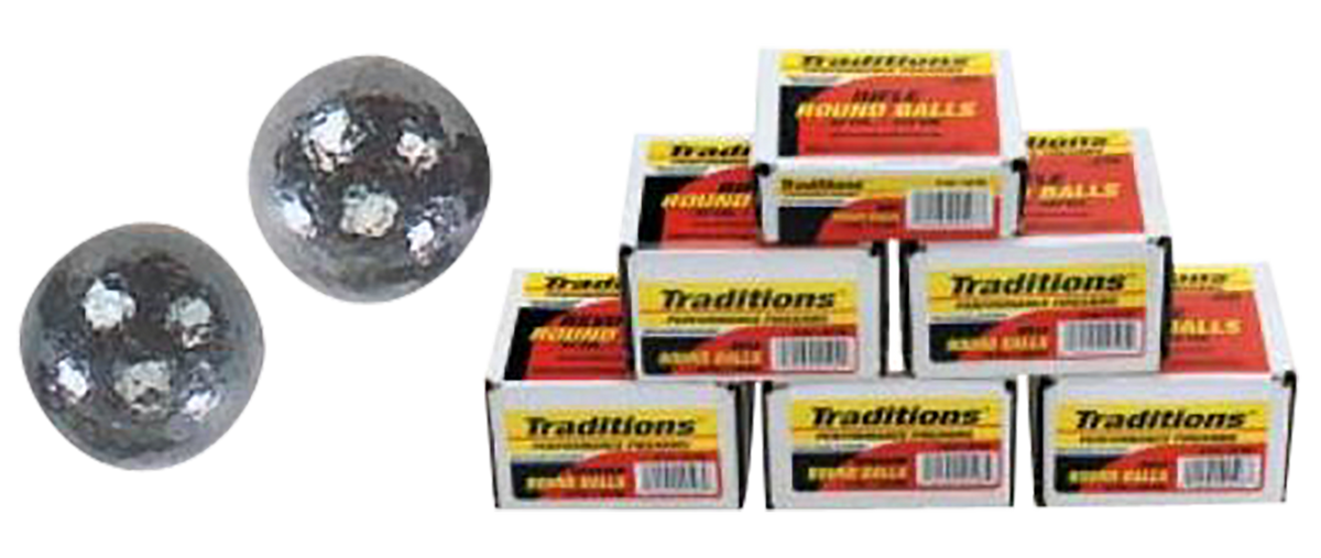 Traditions A1241 Rifle Round Balls .50 Cal 177gr Lead Ball 20/Box