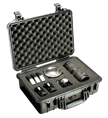 Pelican 1500 Protector Handgun Case 18.5" x 14.06" x 6.93" Black Polypropylene - Crushproof & Watertight