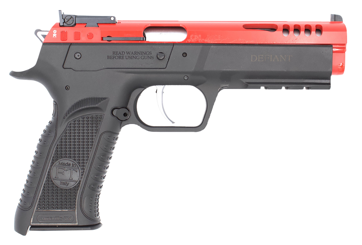 Tanfoglio Force 22 22 LR 4.40" 10+1 DA/SA Semi-Auto Pistol - Red Ported Slide