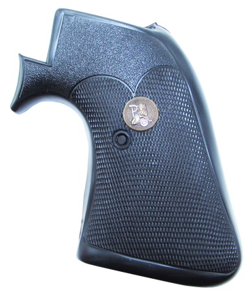 Pachmayr Presentation Grip Checkered Black Rubber for Ruger Super Blackhawk with Square Trigger Guard