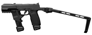 Tyrant CNC TWS 365 Folding Pistol Brace Black Aluminum/Polymer - Fits Sig P365