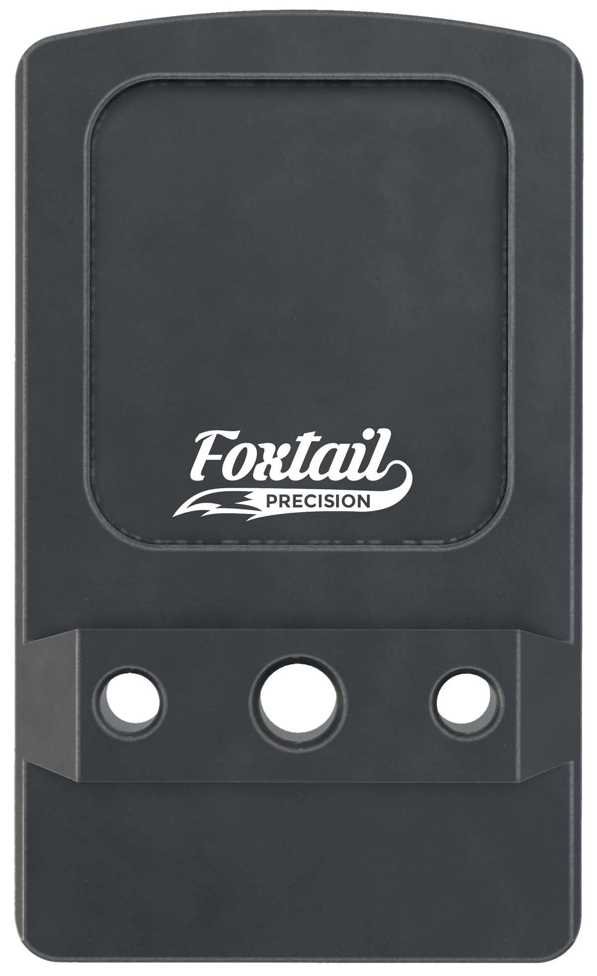 Foxtail Precision 100014 Non-MOS Glock Rear Sight Dovetail Optic Adapter Plate - Black Anodized